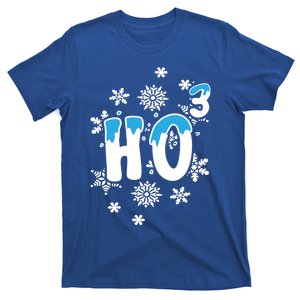 Science Christmas Design Ho Ho Ho Teacher Great Gift T-Shirt