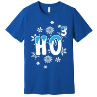 Science Christmas Design Ho Ho Ho Teacher Great Gift Premium T-Shirt