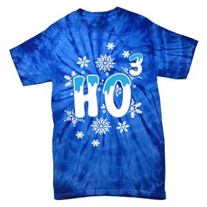 Science Christmas Design Ho Ho Ho Teacher Great Gift Tie-Dye T-Shirt