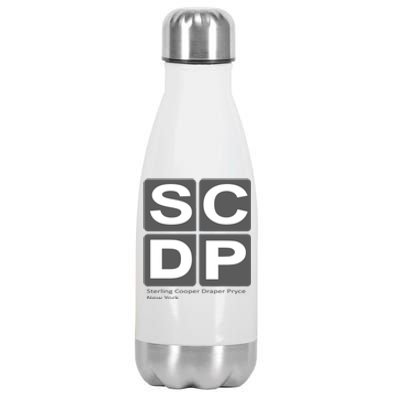 STERLING COOPER DRAPER PRYCE Stainless Steel Insulated Water Bottle