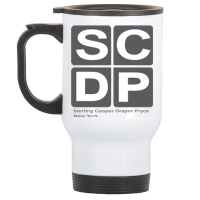 STERLING COOPER DRAPER PRYCE Stainless Steel Travel Mug