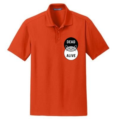 Schrodinger's Cat Dead Or Alive Dry Zone Grid Polo