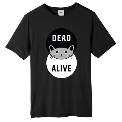 Schrodinger's Cat Dead Or Alive Tall Fusion ChromaSoft Performance T-Shirt