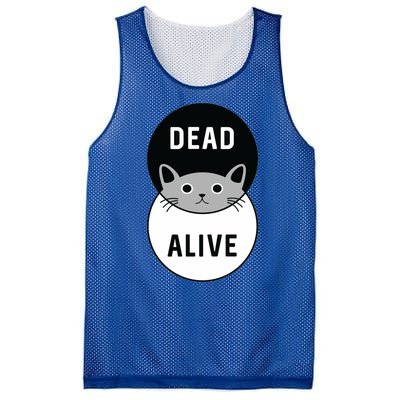 Schrodinger's Cat Dead Or Alive Mesh Reversible Basketball Jersey Tank