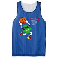 Shamrock Clover Dunking Basketball St Patrick's Day Gift Mesh Reversible Basketball Jersey Tank