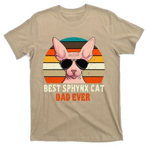 Sphynx Cat Dad Owner Breeder Hairless Pet Lover Fathers Day T-Shirt