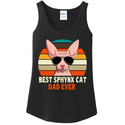 Sphynx Cat Dad Owner Breeder Hairless Pet Lover FatherS Day Ladies Essential Tank