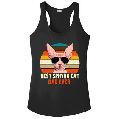 Sphynx Cat Dad Owner Breeder Hairless Pet Lover FatherS Day Ladies PosiCharge Competitor Racerback Tank