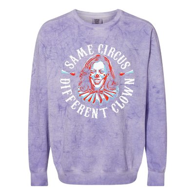 Same Circus Different Clown Colorblast Crewneck Sweatshirt