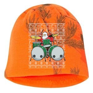 Santa Claus Drummer Drums Percussionist Percussion Christmas Gift Kati - Camo Knit Beanie