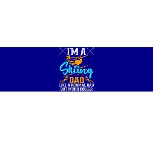 Skiing Cool Dad Ski Cool Adventure Gift Bumper Sticker