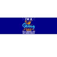 Skiing Cool Dad Ski Cool Adventure Gift Bumper Sticker