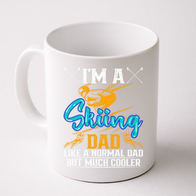 Skiing Cool Dad Ski Cool Adventure Gift Coffee Mug