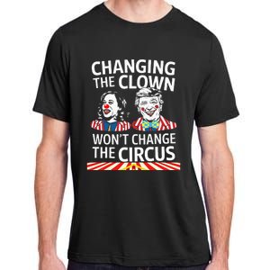 Same Circus Different Clown Political Kamala And Trump Adult ChromaSoft Performance T-Shirt