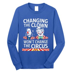 Same Circus Different Clown Political Kamala And Trump Long Sleeve Shirt