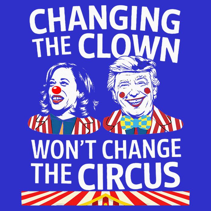 Same Circus Different Clown Political Kamala And Trump Apron