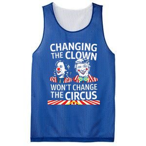 Same Circus Different Clown Political Kamala And Trump Mesh Reversible Basketball Jersey Tank