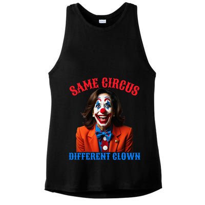 Same Circus Different Clown Funny Kamala Clown 2024 Ladies PosiCharge Tri-Blend Wicking Tank