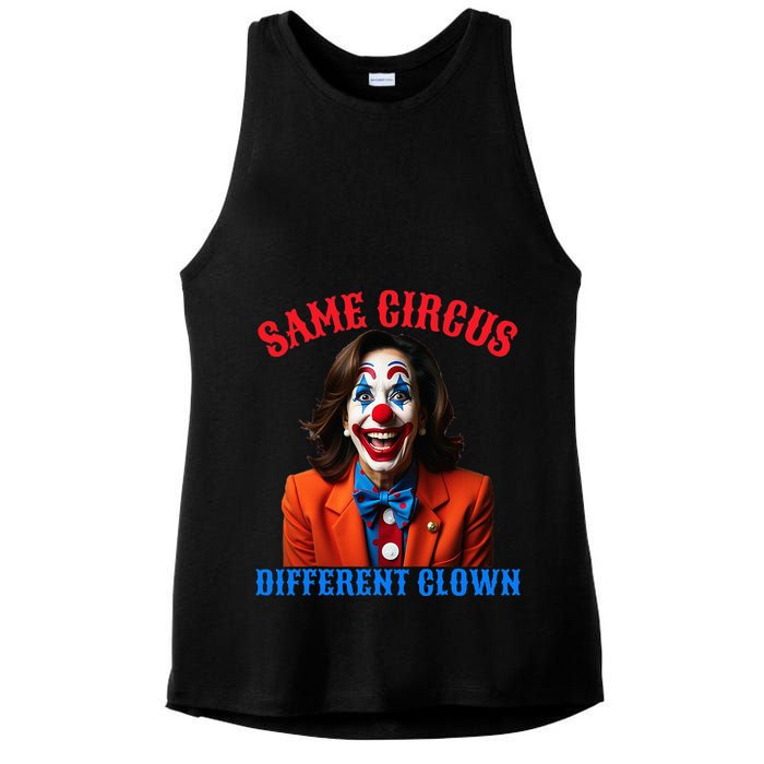 Same Circus Different Clown Funny Kamala Clown 2024 Ladies PosiCharge Tri-Blend Wicking Tank