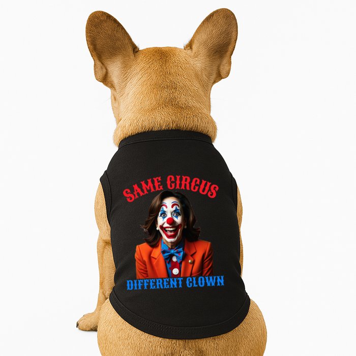 Same Circus Different Clown Funny Kamala Clown 2024 Doggie Tank