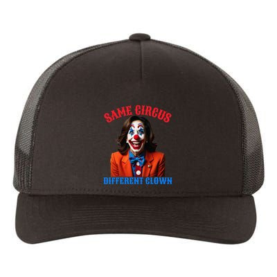 Same Circus Different Clown Funny Kamala Clown 2024 Yupoong Adult 5-Panel Trucker Hat