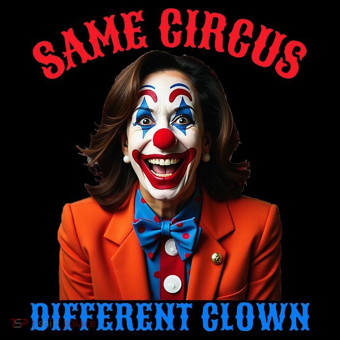 Same Circus Different Clown Funny Kamala Clown 2024 Performance Shirt