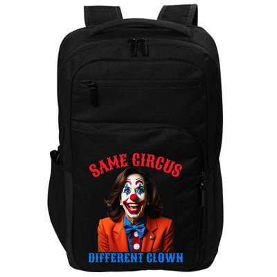Same Circus Different Clown Funny Kamala Clown 2024 Impact Tech Backpack
