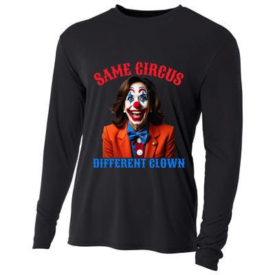Same Circus Different Clown Funny Kamala Clown 2024 Cooling Performance Long Sleeve Crew