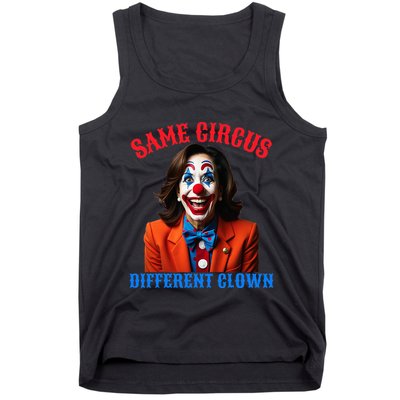 Same Circus Different Clown Funny Kamala Clown 2024 Tank Top