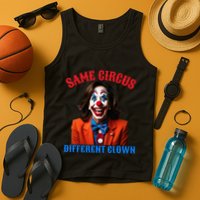 Same Circus Different Clown Funny Kamala Clown 2024 Tank Top