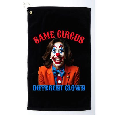 Same Circus Different Clown Funny Kamala Clown 2024 Golf Towel