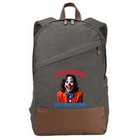 Same Circus Different Clown Funny Kamala Clown 2024 Cotton Canvas Backpack