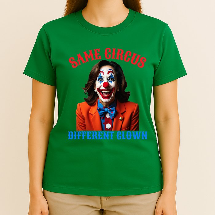 Same Circus Different Clown Funny Kamala Clown 2024 T-Shirt