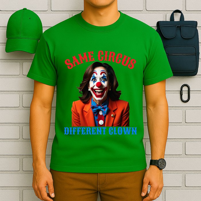 Same Circus Different Clown Funny Kamala Clown 2024 T-Shirt