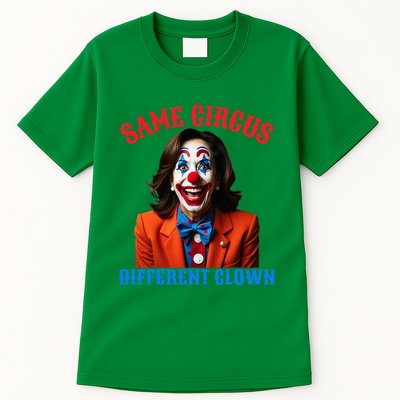 Same Circus Different Clown Funny Kamala Clown 2024 Tall T-Shirt