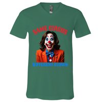 Same Circus Different Clown Funny Kamala Clown 2024 V-Neck T-Shirt