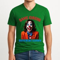 Same Circus Different Clown Funny Kamala Clown 2024 V-Neck T-Shirt