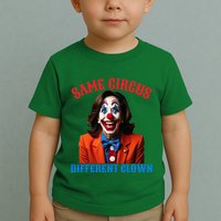 Same Circus Different Clown Funny Kamala Clown 2024 Toddler T-Shirt