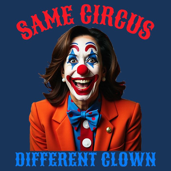 Same Circus Different Clown Funny Kamala Clown 2024 Infant Baby Jersey Bodysuit