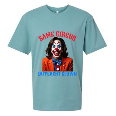 Same Circus Different Clown Funny Kamala Clown 2024 Sueded Cloud Jersey T-Shirt