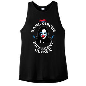 Same Circus Different Clown Funny Kamala Clown Ladies PosiCharge Tri-Blend Wicking Tank