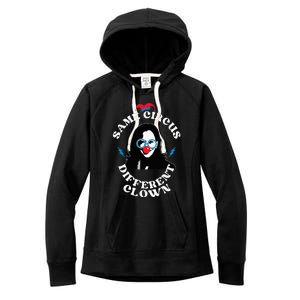 Same Circus Different Clown Funny Kamala Clown Women's Fleece Hoodie