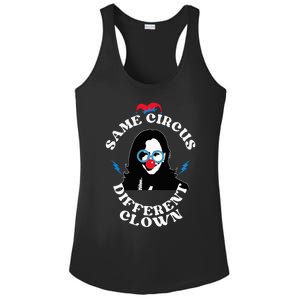 Same Circus Different Clown Funny Kamala Clown Ladies PosiCharge Competitor Racerback Tank