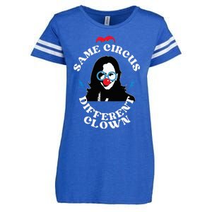 Same Circus Different Clown Funny Kamala Clown Enza Ladies Jersey Football T-Shirt