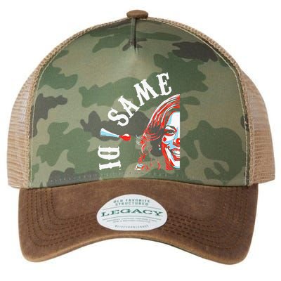 Same Circus Different Clown Funny Kamala Harris Clown Premium Legacy Tie Dye Trucker Hat