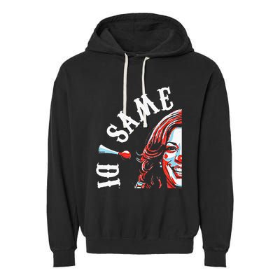 Same Circus Different Clown Funny Kamala Harris Clown Premium Garment-Dyed Fleece Hoodie