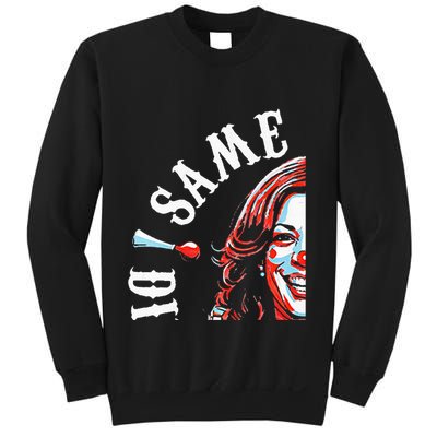 Same Circus Different Clown Funny Kamala Harris Clown Premium Sweatshirt