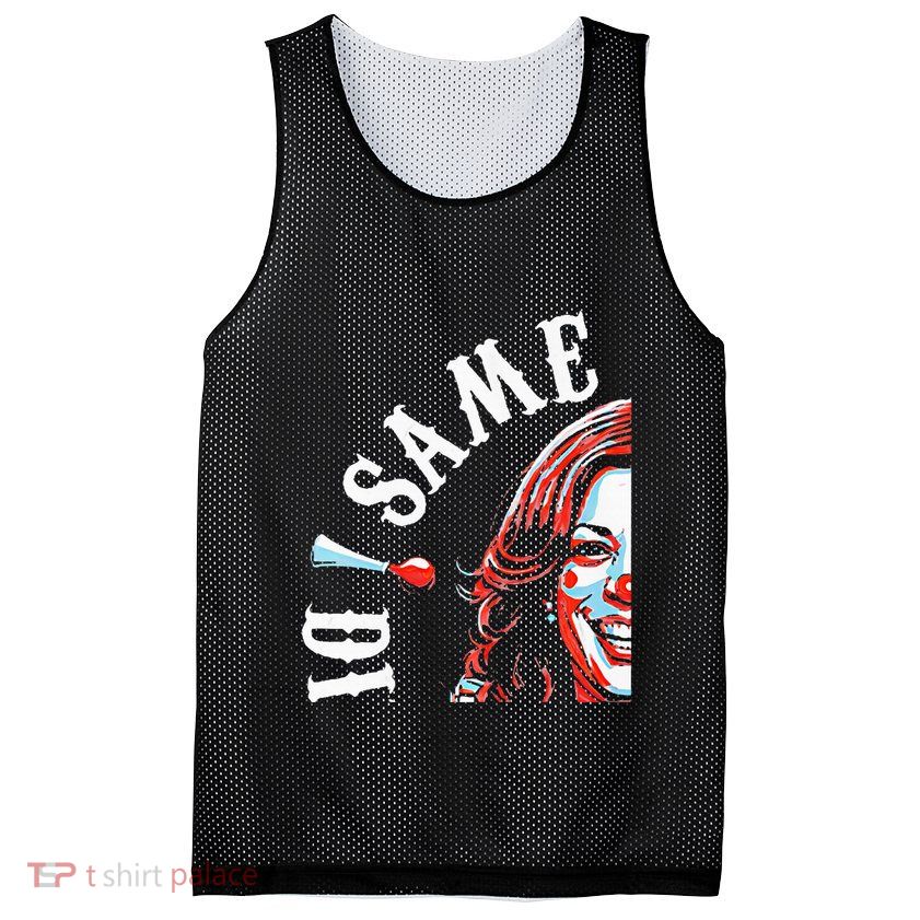 Same Circus Different Clown Funny Kamala Harris Clown Premium Mesh Reversible Basketball Jersey Tank