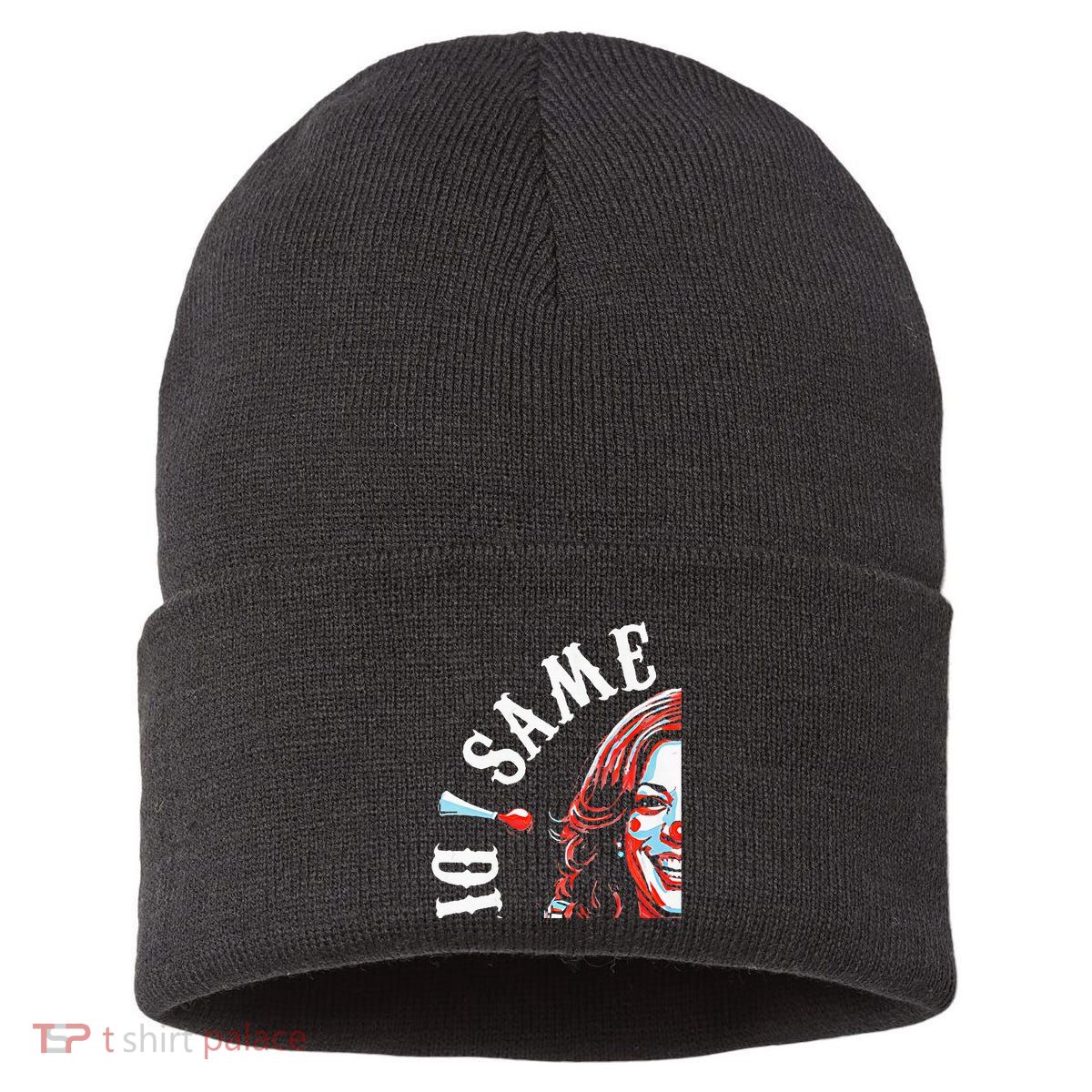Same Circus Different Clown Funny Kamala Harris Clown Premium Sustainable Knit Beanie