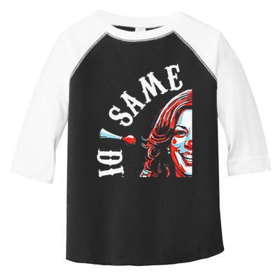 Same Circus Different Clown Funny Kamala Harris Clown Premium Toddler Fine Jersey T-Shirt